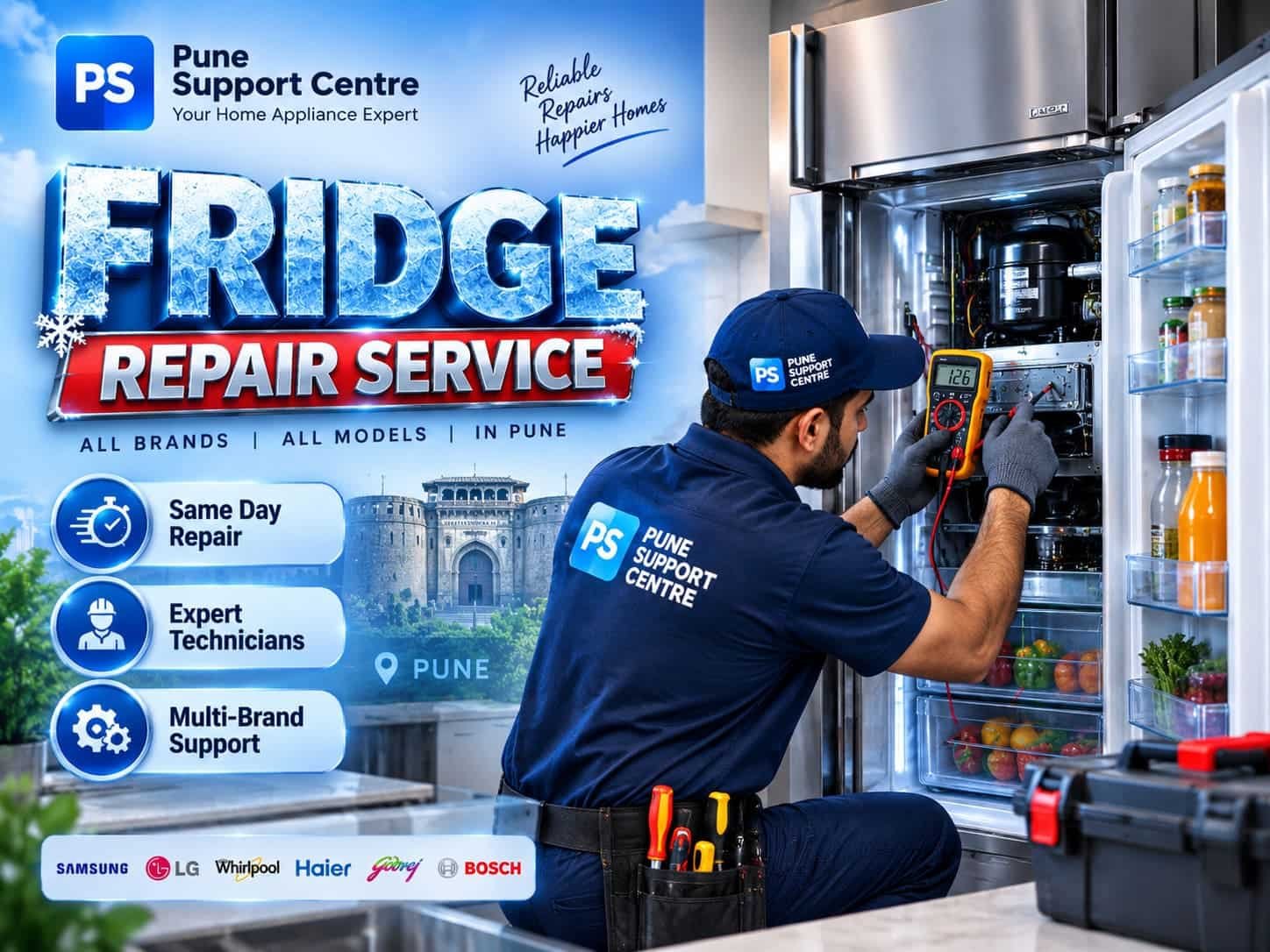 Pune Support Centre - fridge repair service